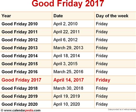 good friday date 2017